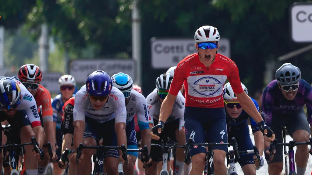 Cíl 4. etapy Kolem Suang-si