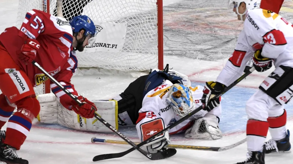 Utkání Česko - Švýcarsko