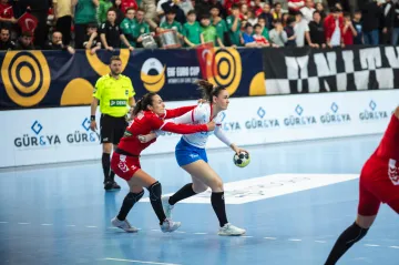 České házenkářky v utkání s Tureckem