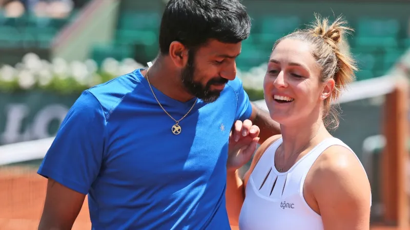 Gabriela Dabrowská a Rohan Bopanna