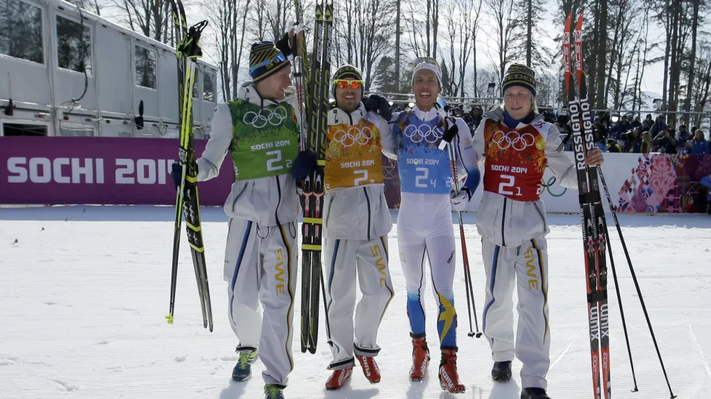 Vítězná švédská štafeta