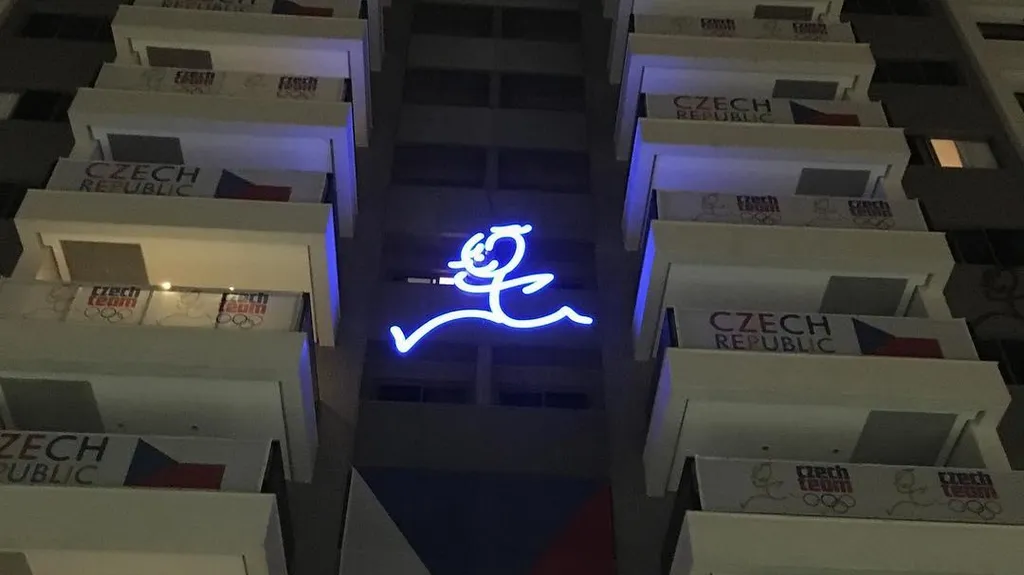 Svítící postava Emila Zátopka