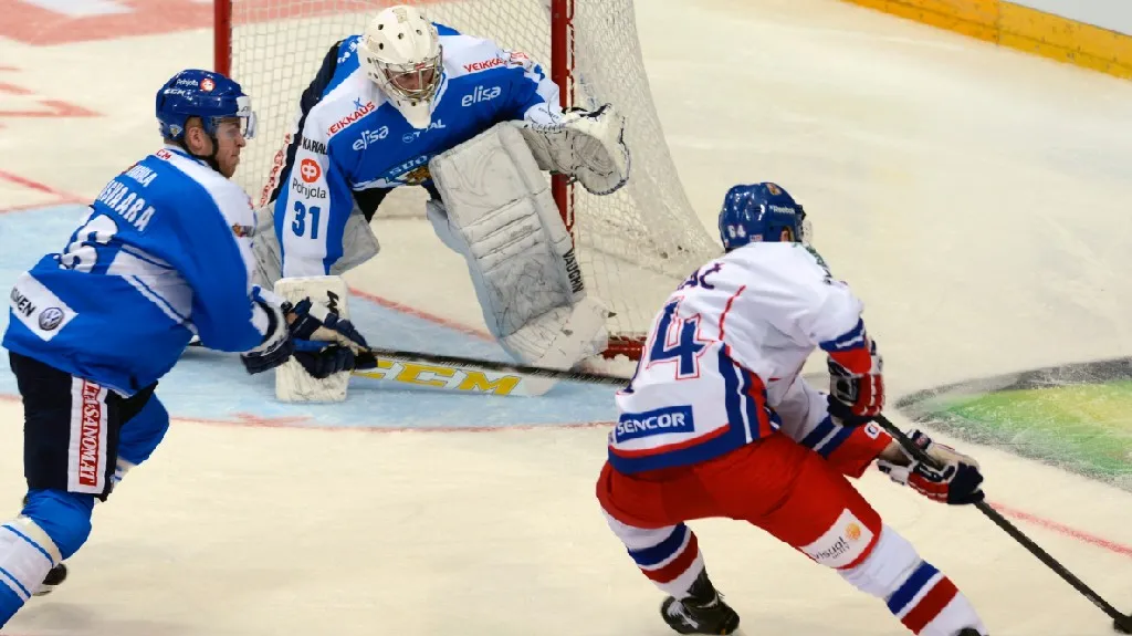 Utkání ČR - Finsko