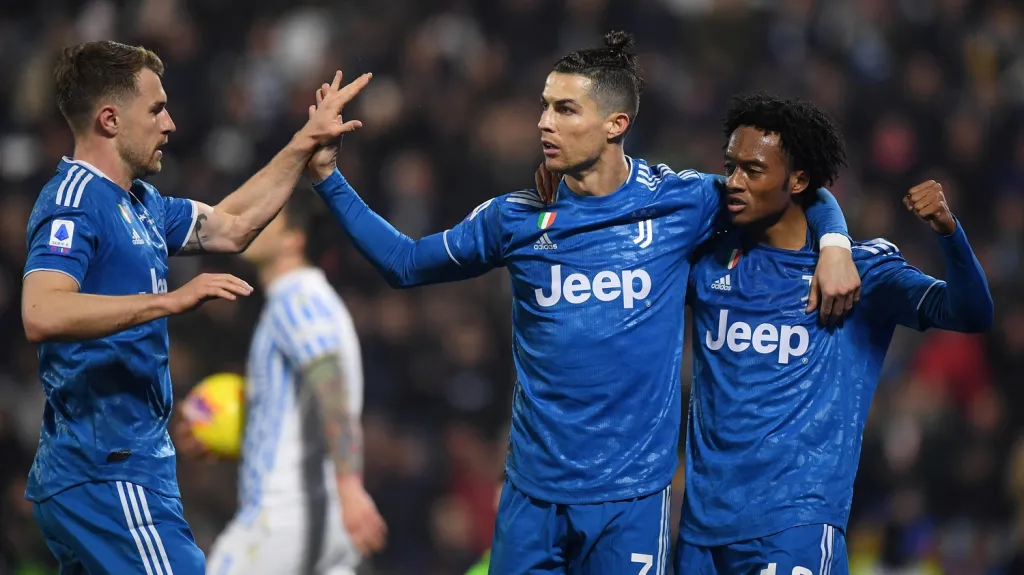 Radost fotbalistů Juventusu