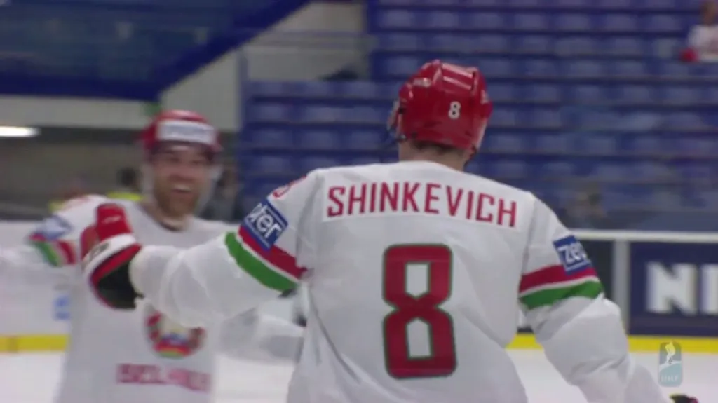 Gól v utkání Dánsko - Bělorusko: Šinkevič - 1:3 (30. min.)