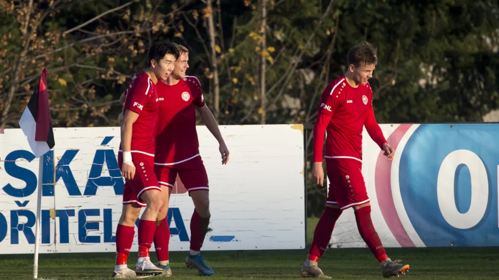 Radost fotbalistů Chrudimi