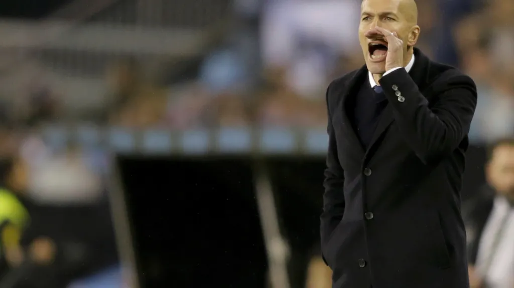 Trenér Realu Madrid Zinédine Zidane