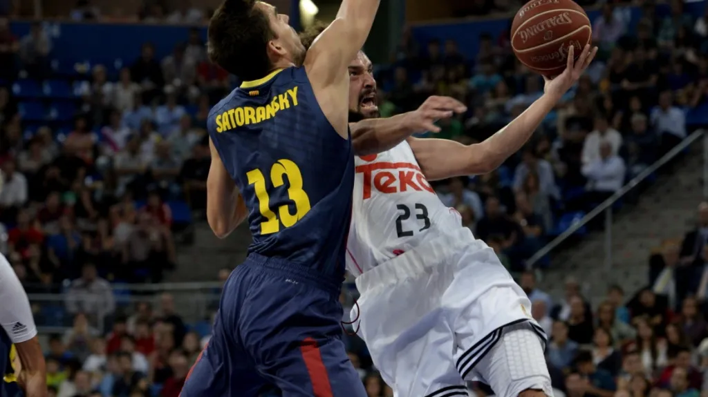 Tomáš Satoranský v utkání proti Realu Madrid