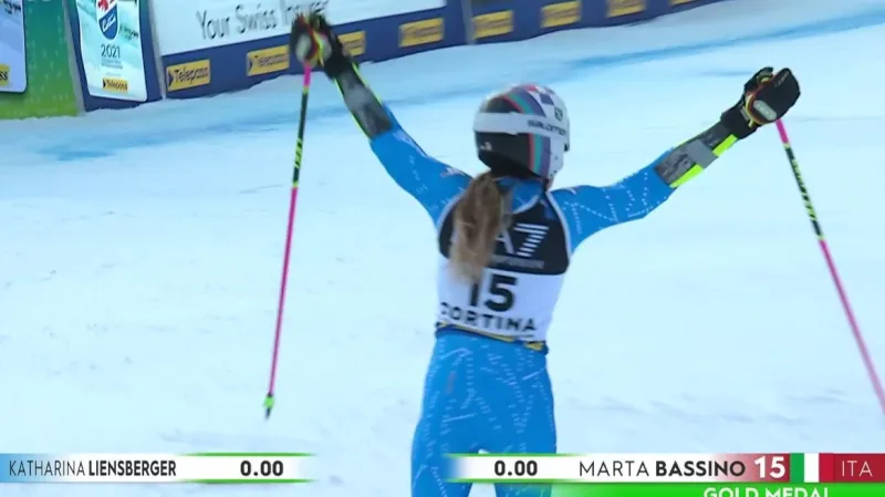 Finále žen v paralelním slalomu na mistrovství světa