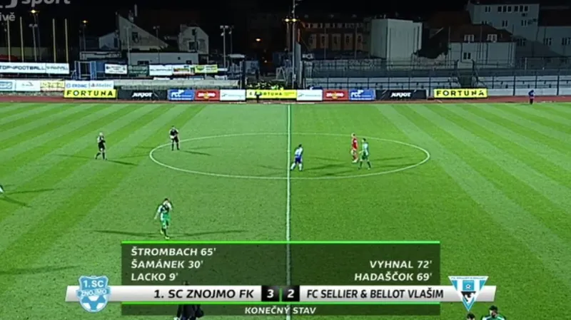 Sestřih a ohlasy utkání Znojmo - Vlašim