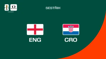 Sestřih utkání Anglie – Chorvatsko