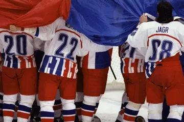 Čeští hokejisté v Naganu