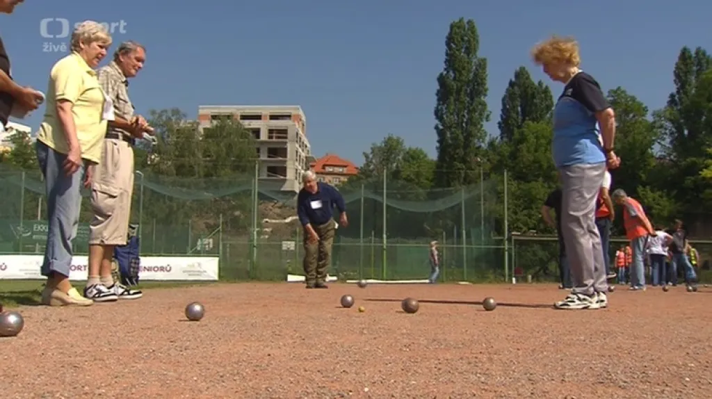 V Praze se konaly Sportovní hry seniorů