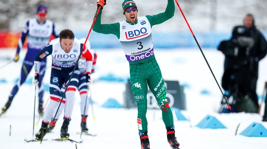 Italský lyžař Federico Pellegrino