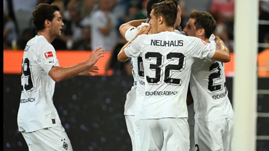 Radost fotbalistů Mönchengladbachu