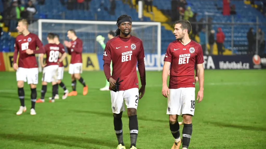 Zklamaní fotbalisté Sparty