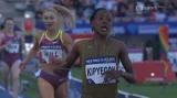 Faith Kipyegonová vylepšila světový rekord na 1500 m