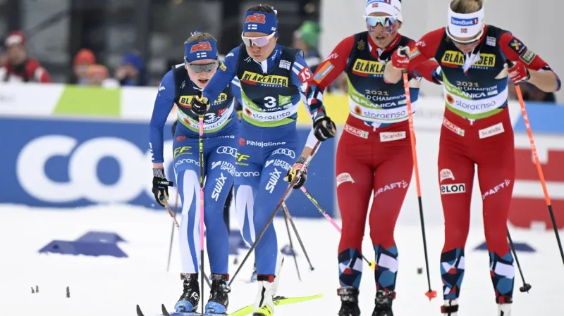 Norky obhájily zlato ve štafetě, české běžkyně byly deváté