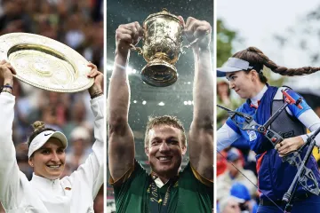 Šampionka Wimbledonu Markéta Vondroušová, mistr světa v ragby Pieter-Steph du Toit, zlatá lukostřelkyně Marie Horáčková