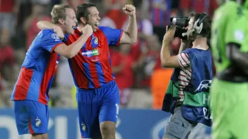 David Limberský a Pavel Horváth slaví postup