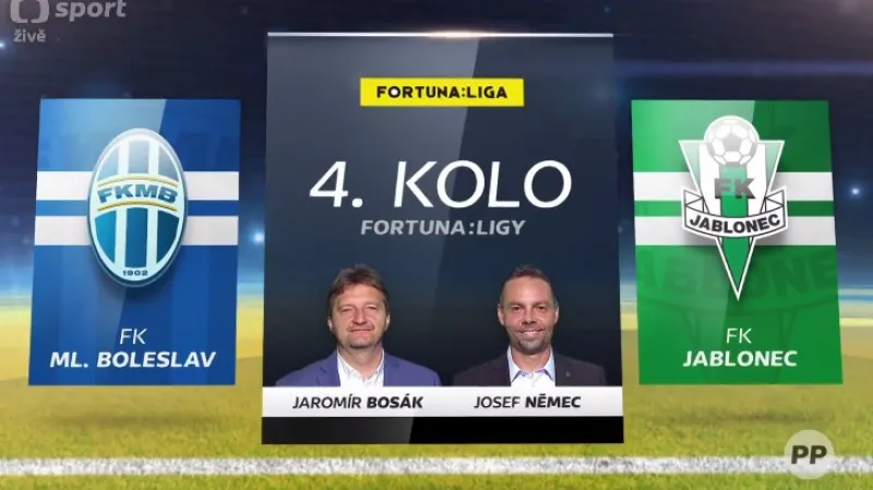 Přenos ČT: Sestřih a ohlasy utkání Ml. Boleslav - Jablonec