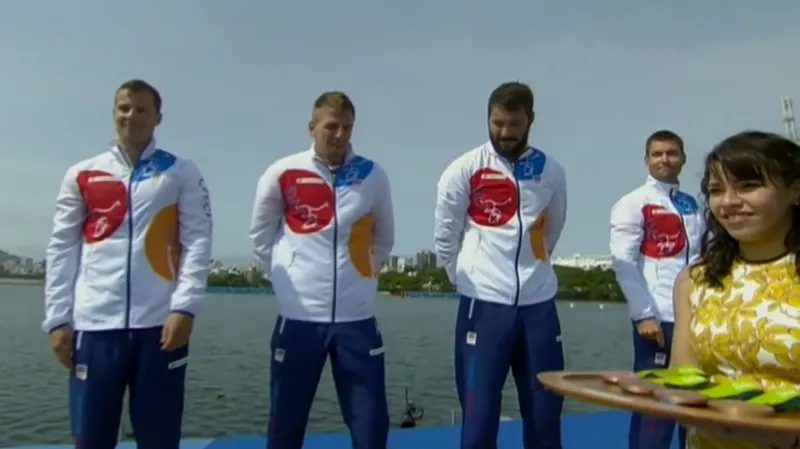 Cesta čtyřkajaku za olympijským bronzem