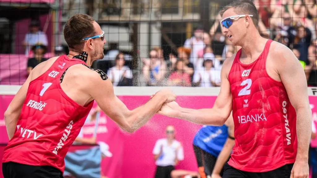 Ondřej Perušič s Davidem Schweinerem