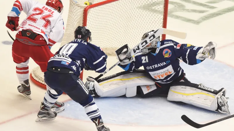 Sestřih utkání Oceláři Třinec - Vítkovice