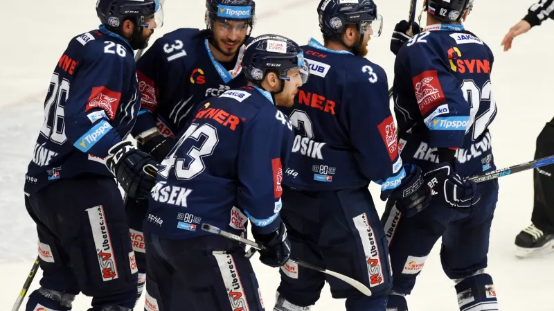 Slavící hokejisté Liberce