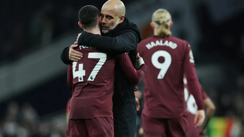 Pep Guardiola chválí Phila Fodena