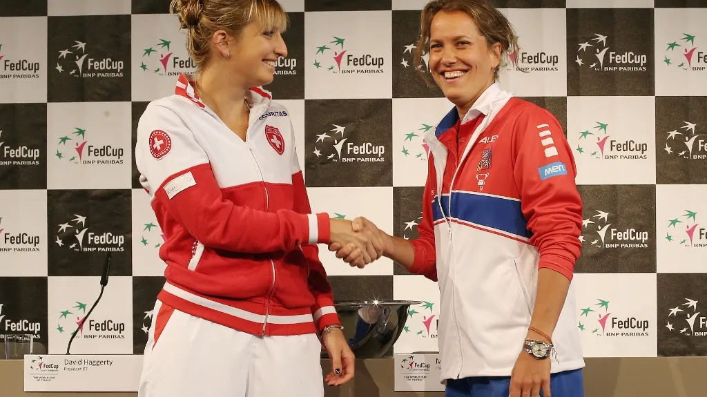 Barbora Strýcová s Timeou Bacsinszkou