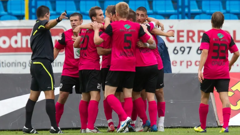 Radost hráčů Mladé Boleslavi