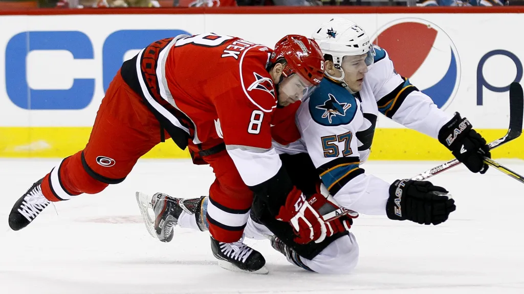 Jaroslav Špaček v dresu Caroliny