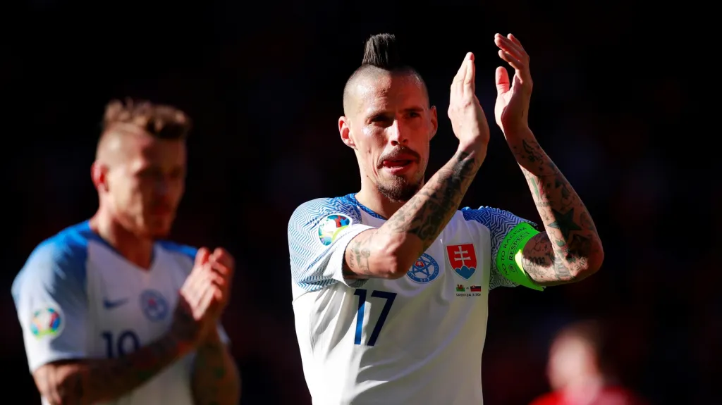 Marek Hamšík v dresu Slovenska