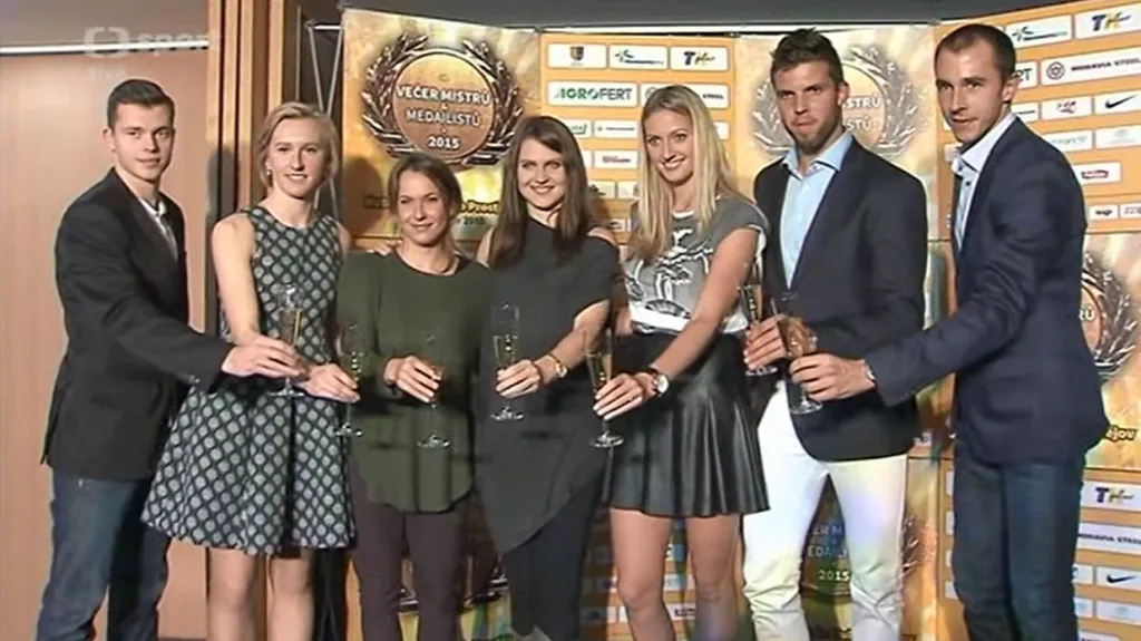 Vyhlášení nejlepších tenistů v Prostějově