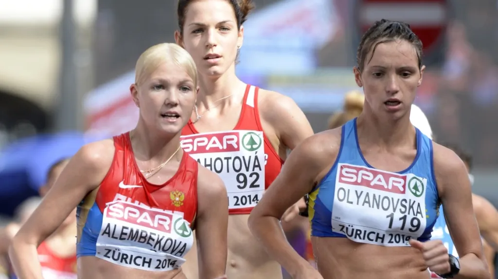 Anežka Drahotová (uprostřed) na ME v Curychu