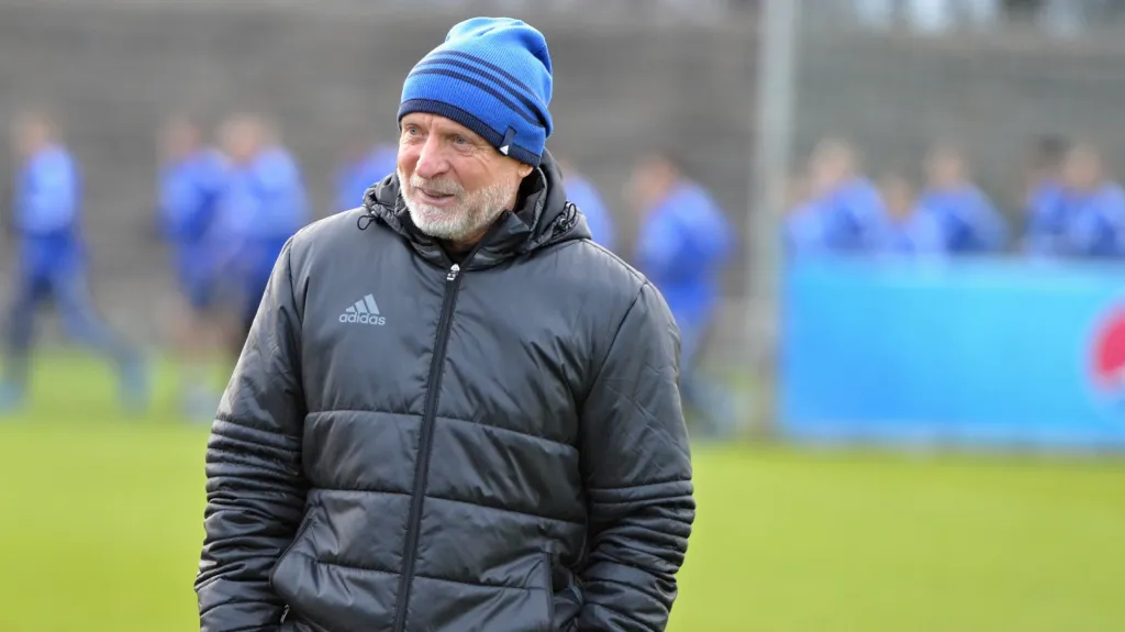 Karel Jarolím na tréninku Mladé Boleslavi