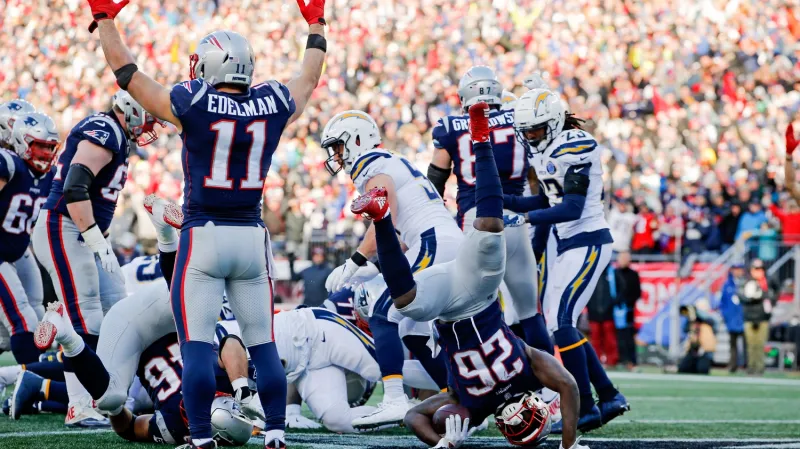 Utkání New England - LA Chargers