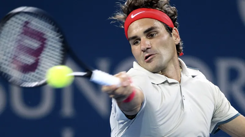Roger Federer na turnaji v Brisbane