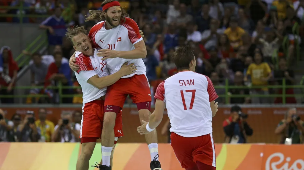 Radost házenkářů Dánska