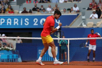 Emoce Carlose Alcaraze v semifinále olympijských her