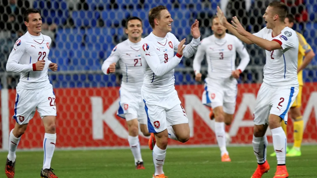 Radost českých fotbalistů