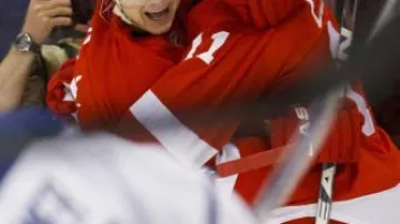 Jiří Hudler a Daniel Cleary