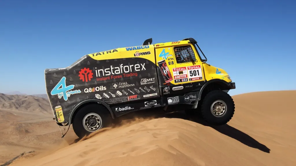 Aleš Loprais se svou tatrou