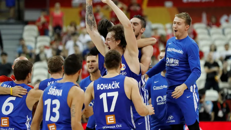 Radost českých basketbalistů