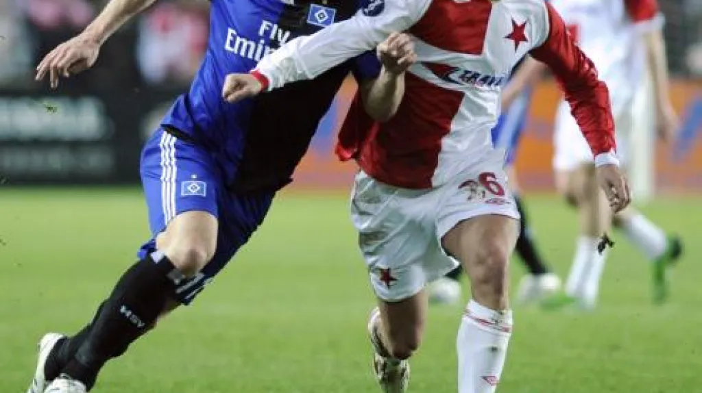 Utkání Slavia-Hamburger SV