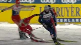 Pád vedoucího muže Tour de Ski ve čtvrtfinále sprintu