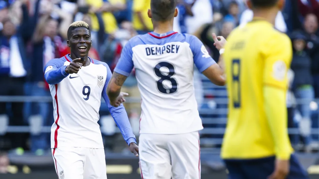 Radost fotbalistů USA