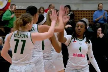 Basketbalistky Ostravy se radují z postupu do finále poháru