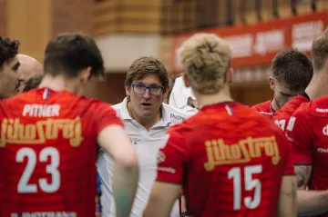 Hráči budějovického Jihostroje